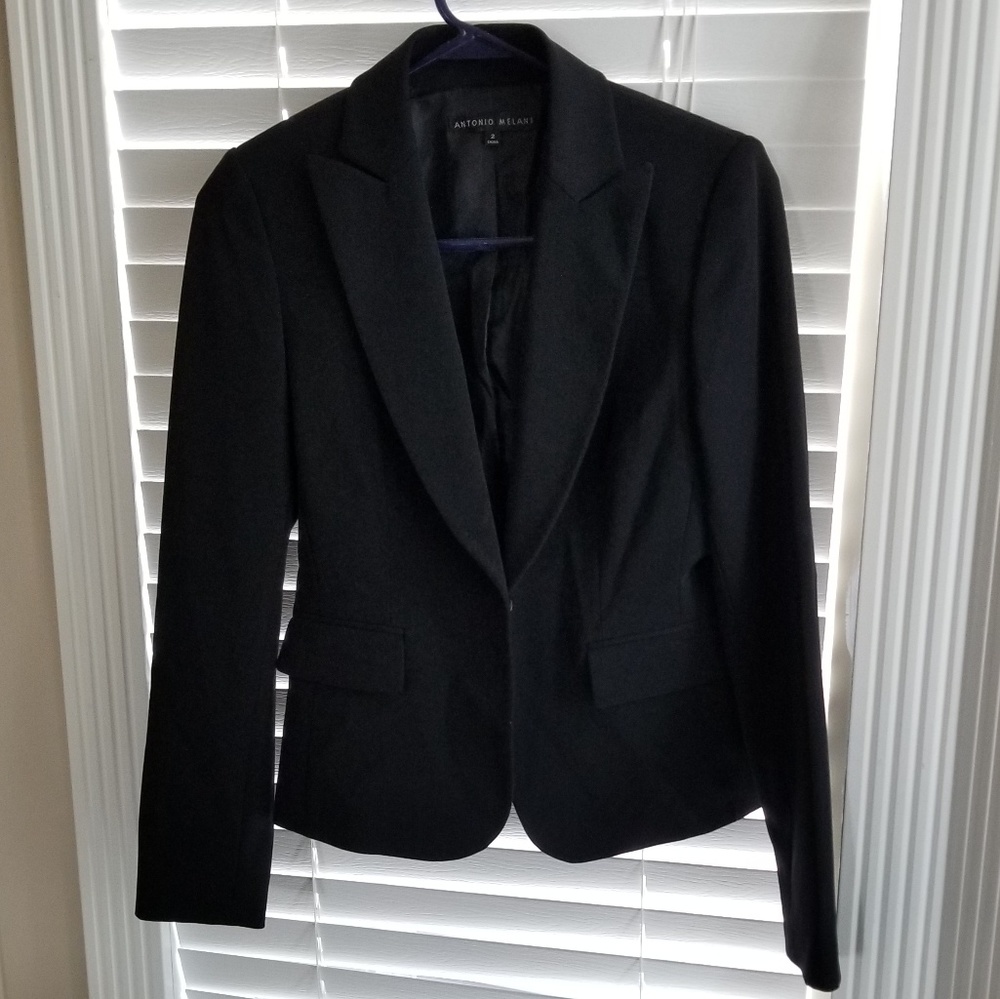 Black Antonio Melani Blazer Jacket